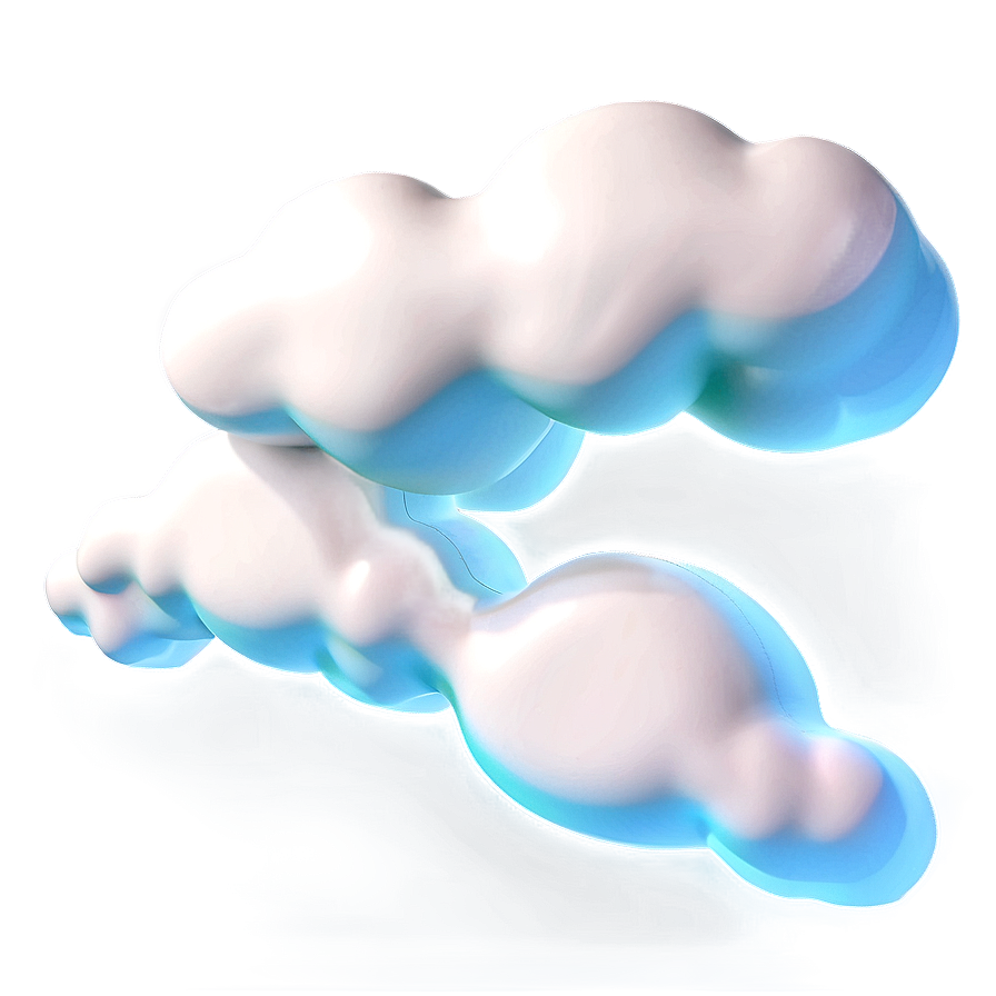 3d Rendered Cloud Png Teh53 PNG