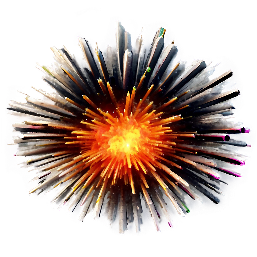 3d Rendered Explosion Effect Png 04302024 PNG