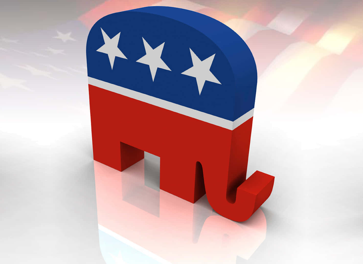 3d Republican Elephant Symbol Wallpaper