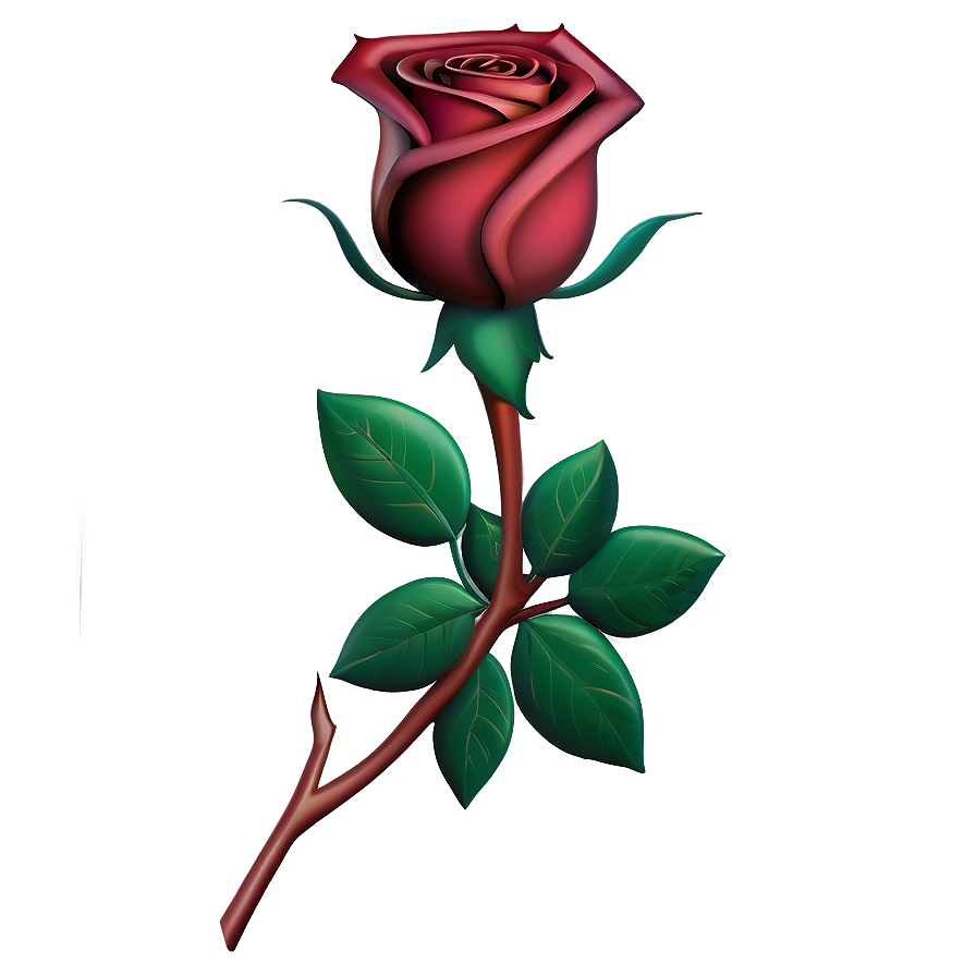 3d Rose Png 04292024 PNG