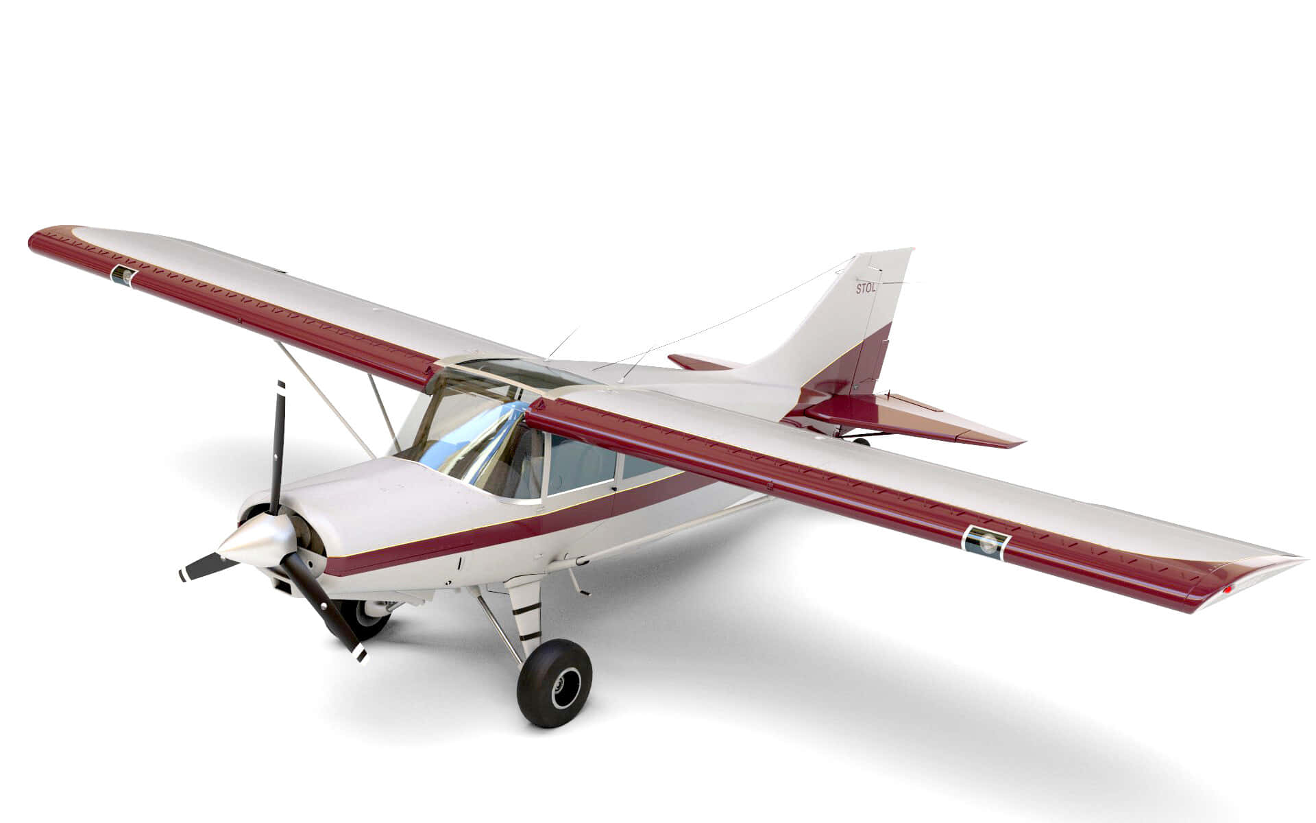 3d Scale Model Of Maule M-7-235 Small Airplane Picture