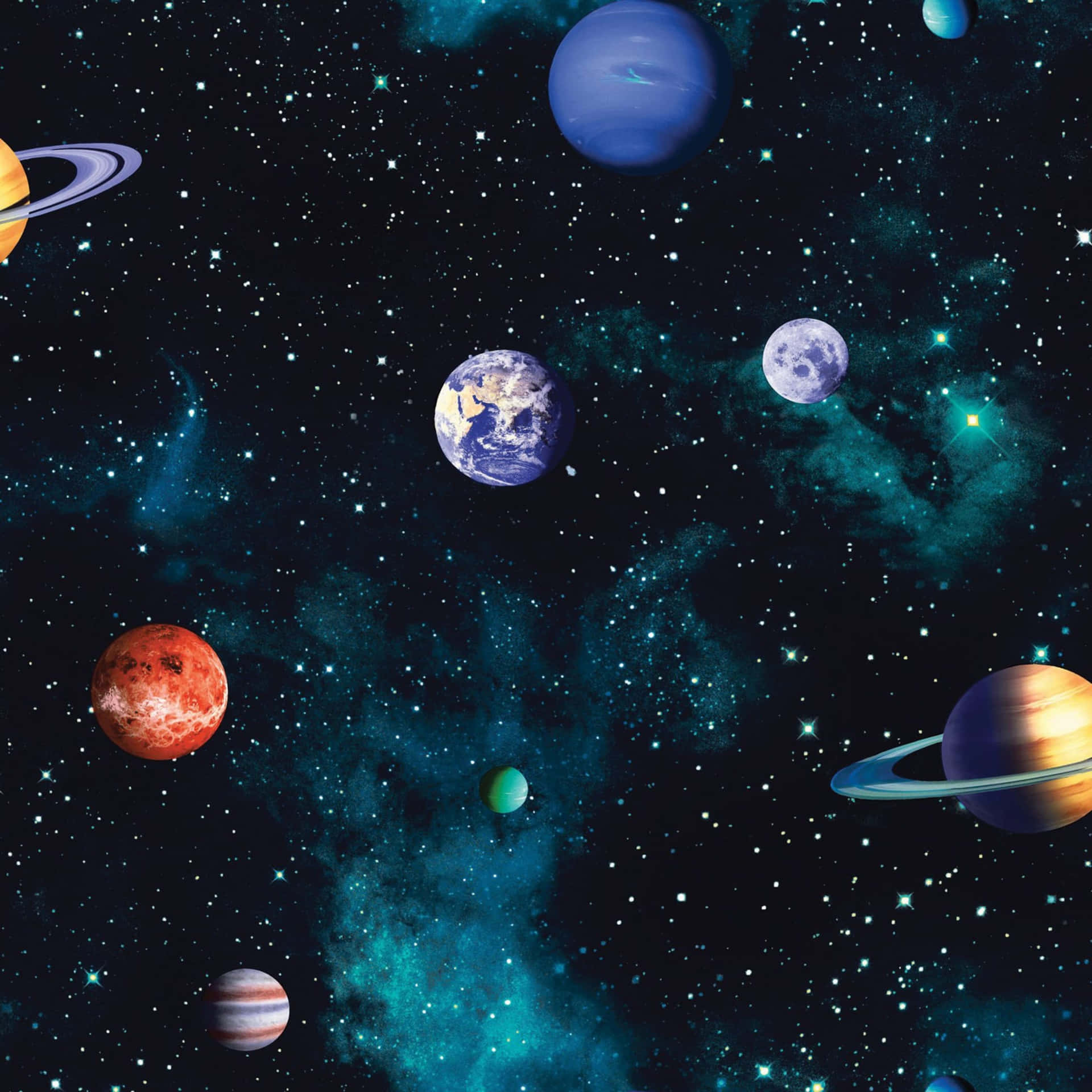 Explore the depths of space with this incredible 3D Space wallpaper Wallpaper