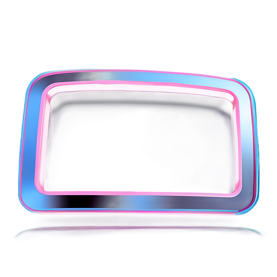 3d Square Outline Png Afm7 PNG