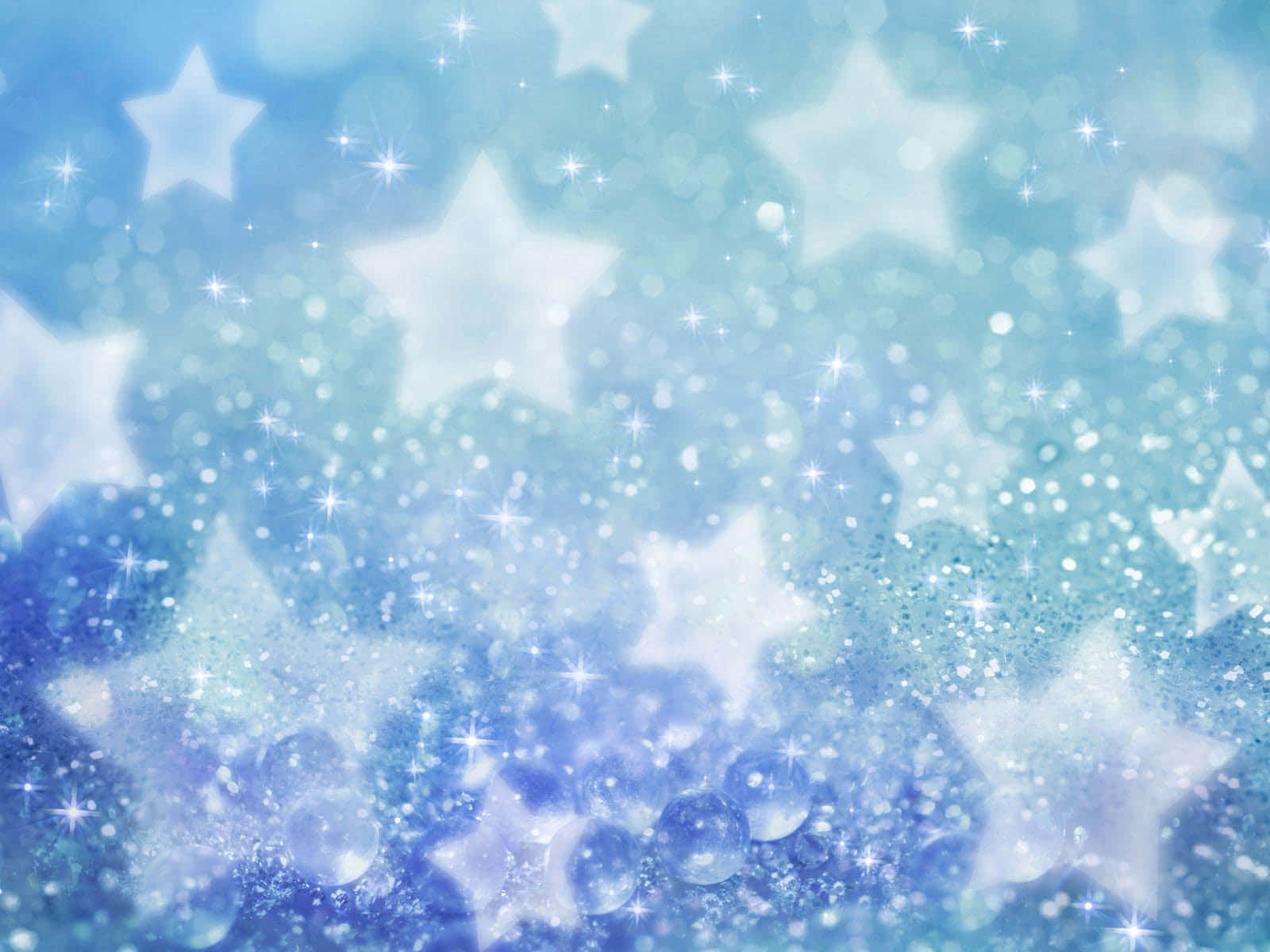 3D Blue Star Wallpaper Wallpaper