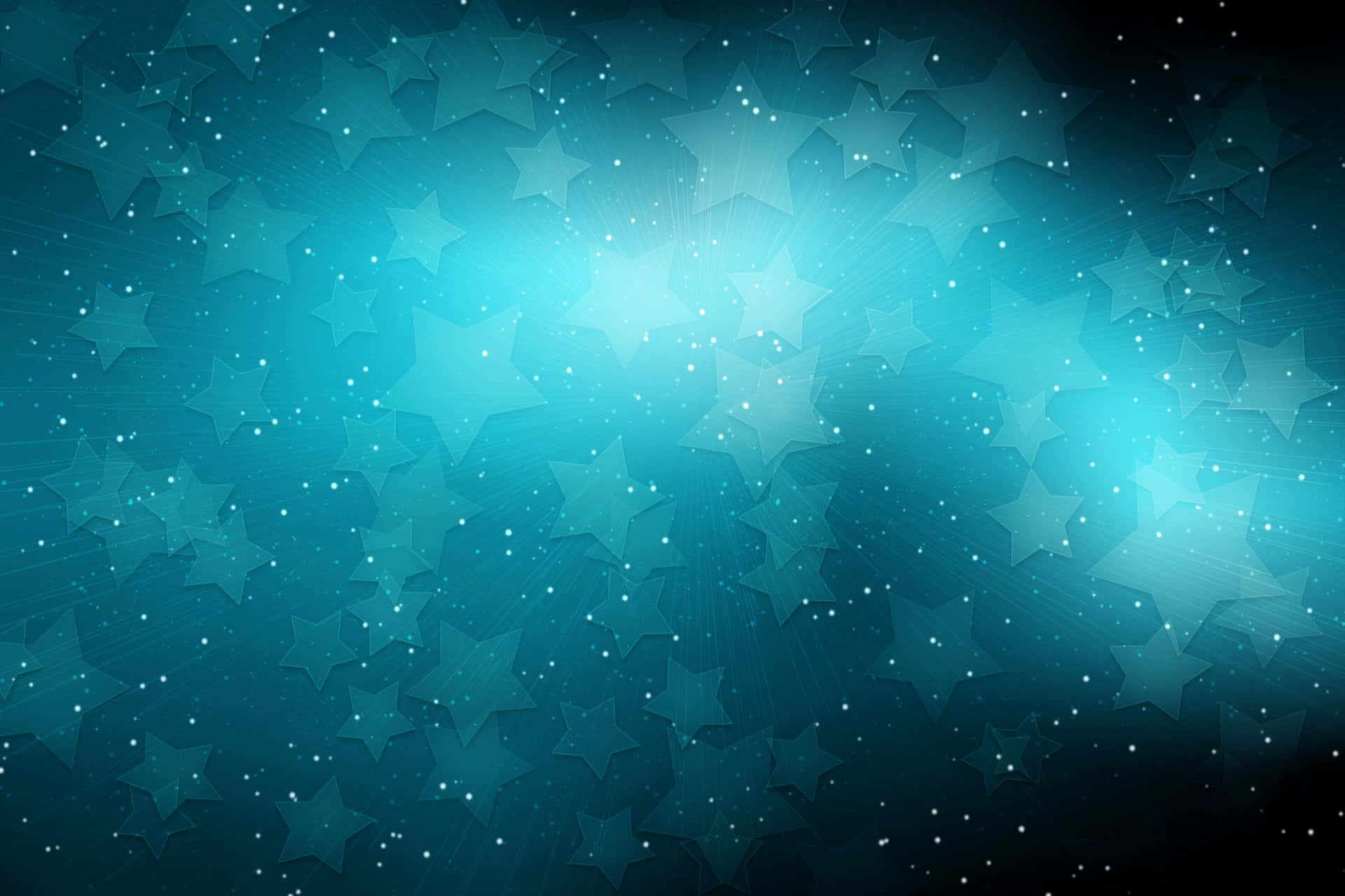 3D Star Illustration in a Glowing Space Background Wallpaper