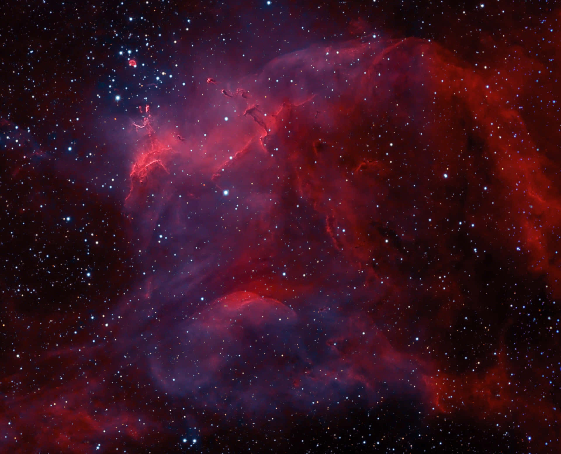 Spectacular 3D Star in a Dark Universe Wallpaper