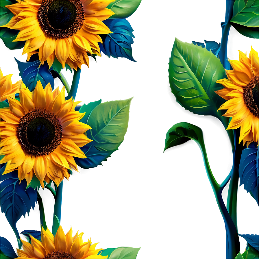 3d Sunflower Png Vkj PNG