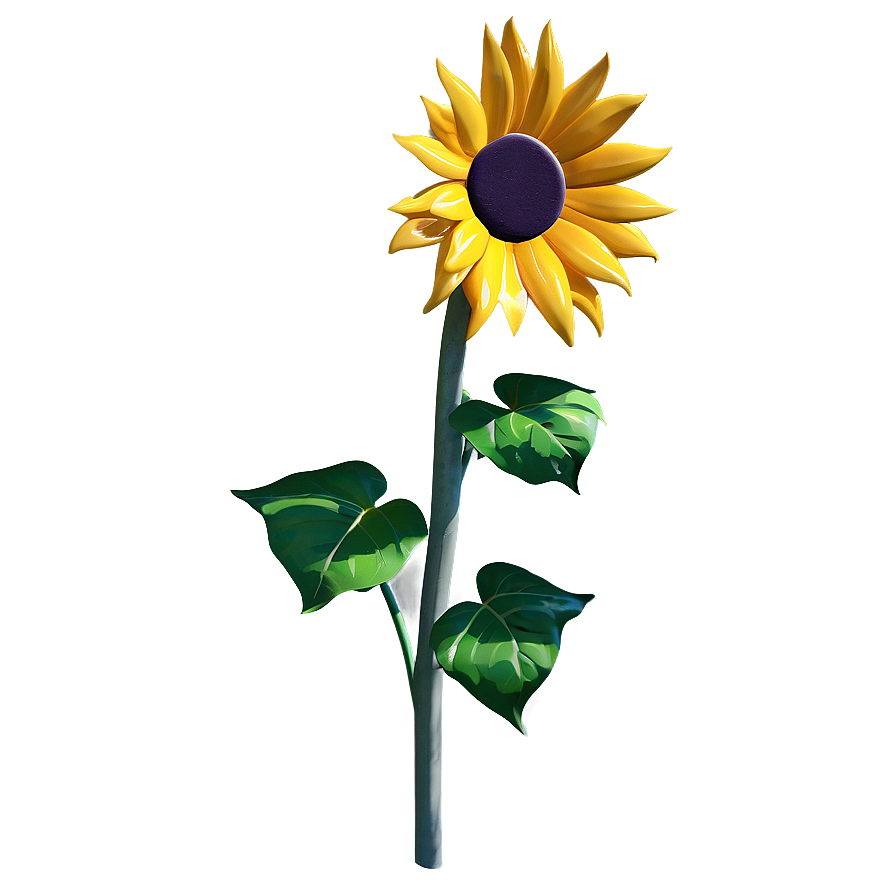 3d Sunflower Transparent Png 05262024 PNG