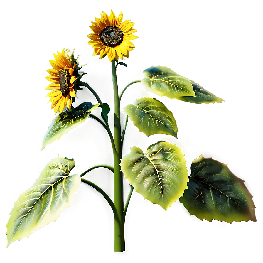 3d Sunflower Transparent Png 05262024 PNG