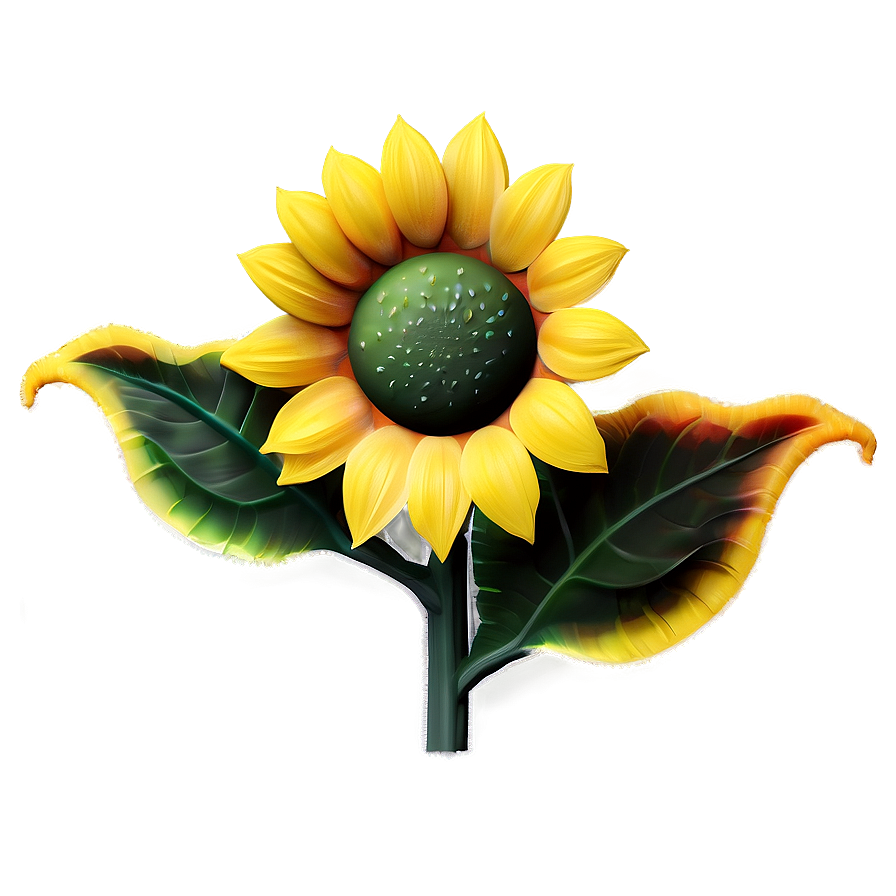 3d Sunflower Transparent Png Vpi PNG