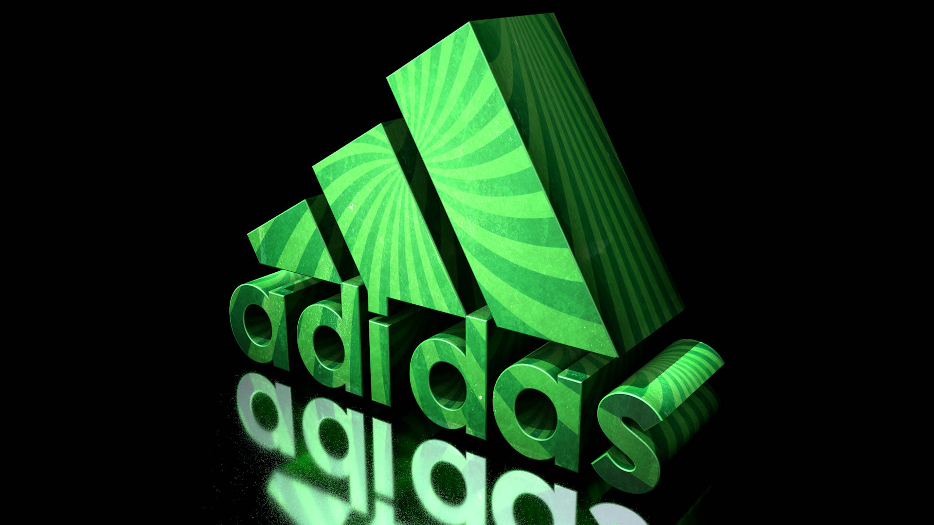 3d Swirl Adidas Logo