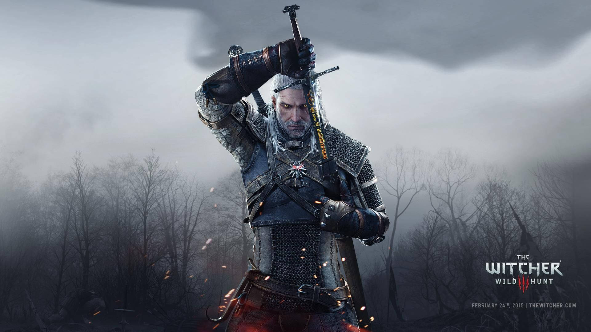 3d The Witcher Geralt Of Rivia Wallpaper
