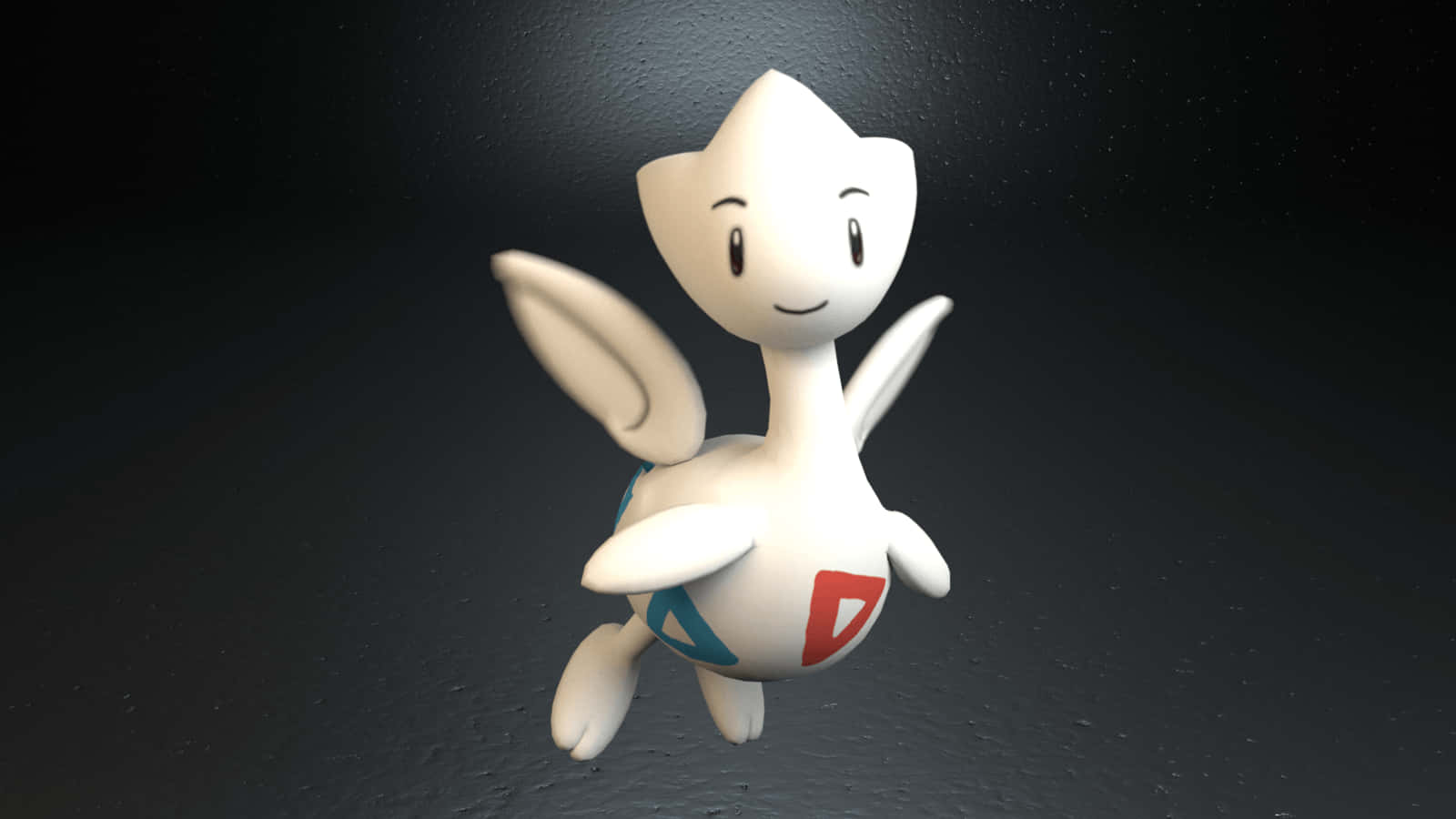 "Togetic soars high, bringing good luck to all" Wallpaper