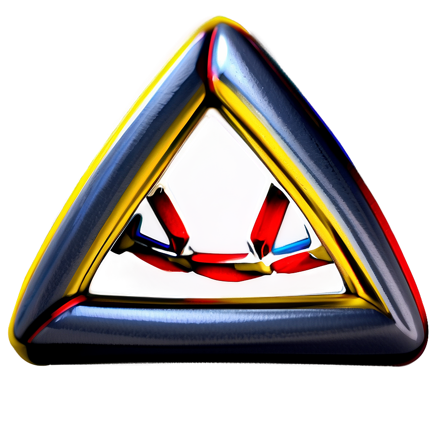 3d Triangle Design Png Rte41 PNG