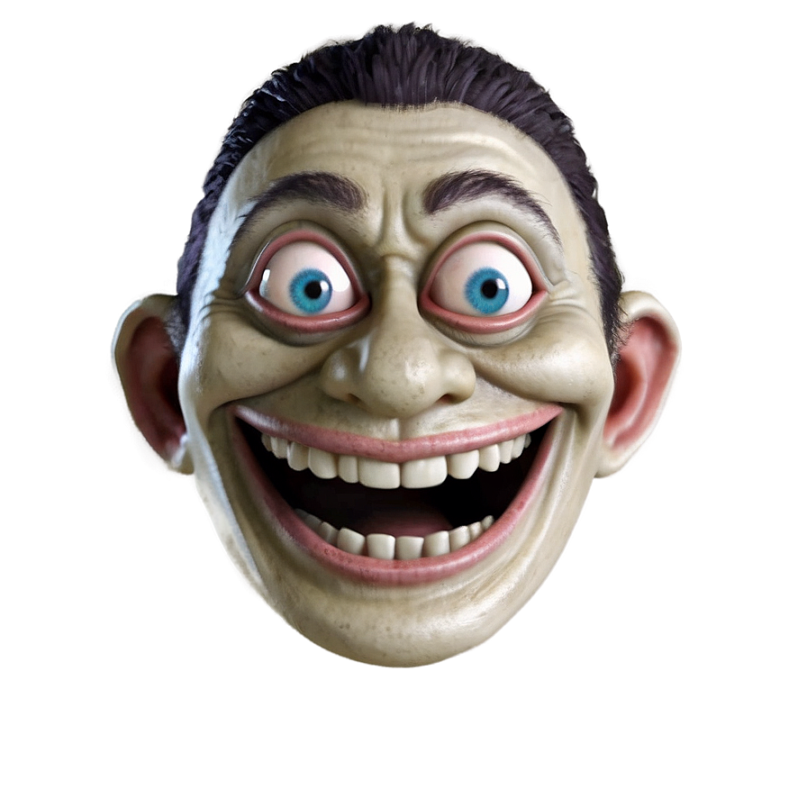 Download 3d Trollface Model Png 84 | Wallpapers.com