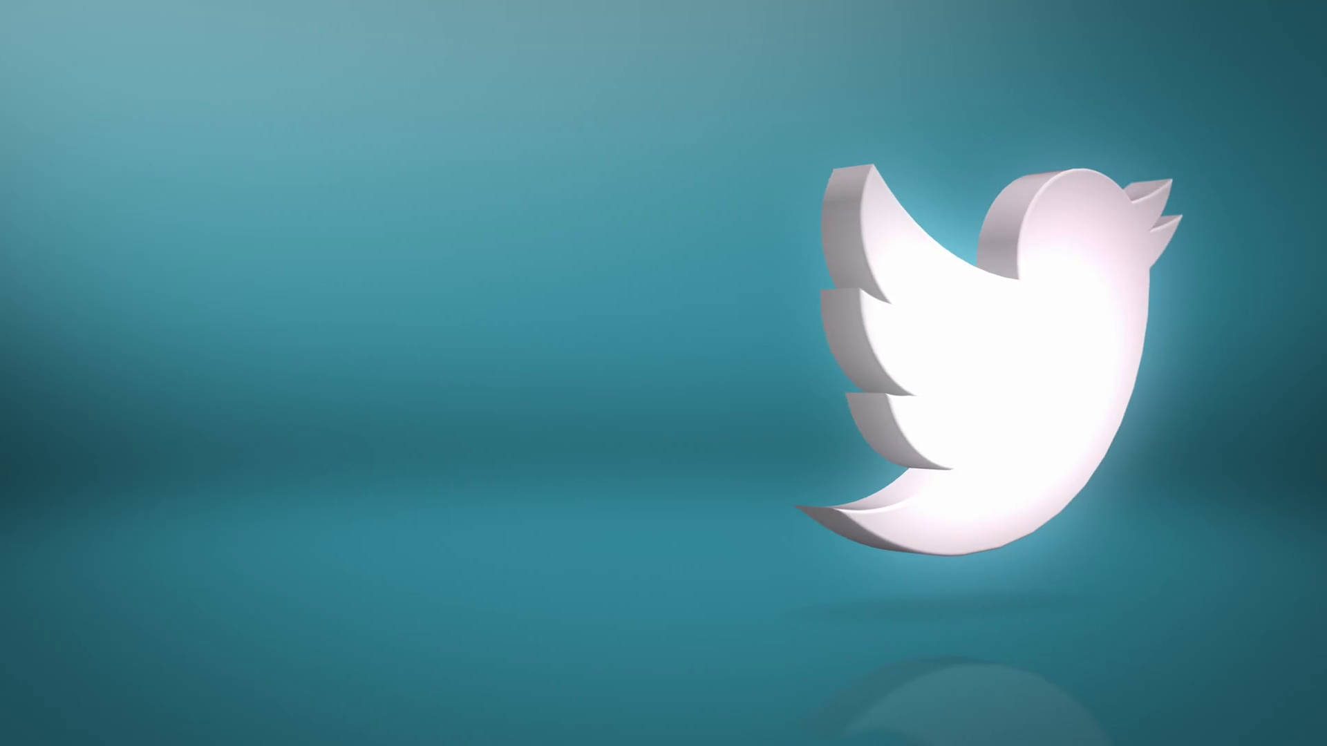3d Twitter Logo Wallpaper