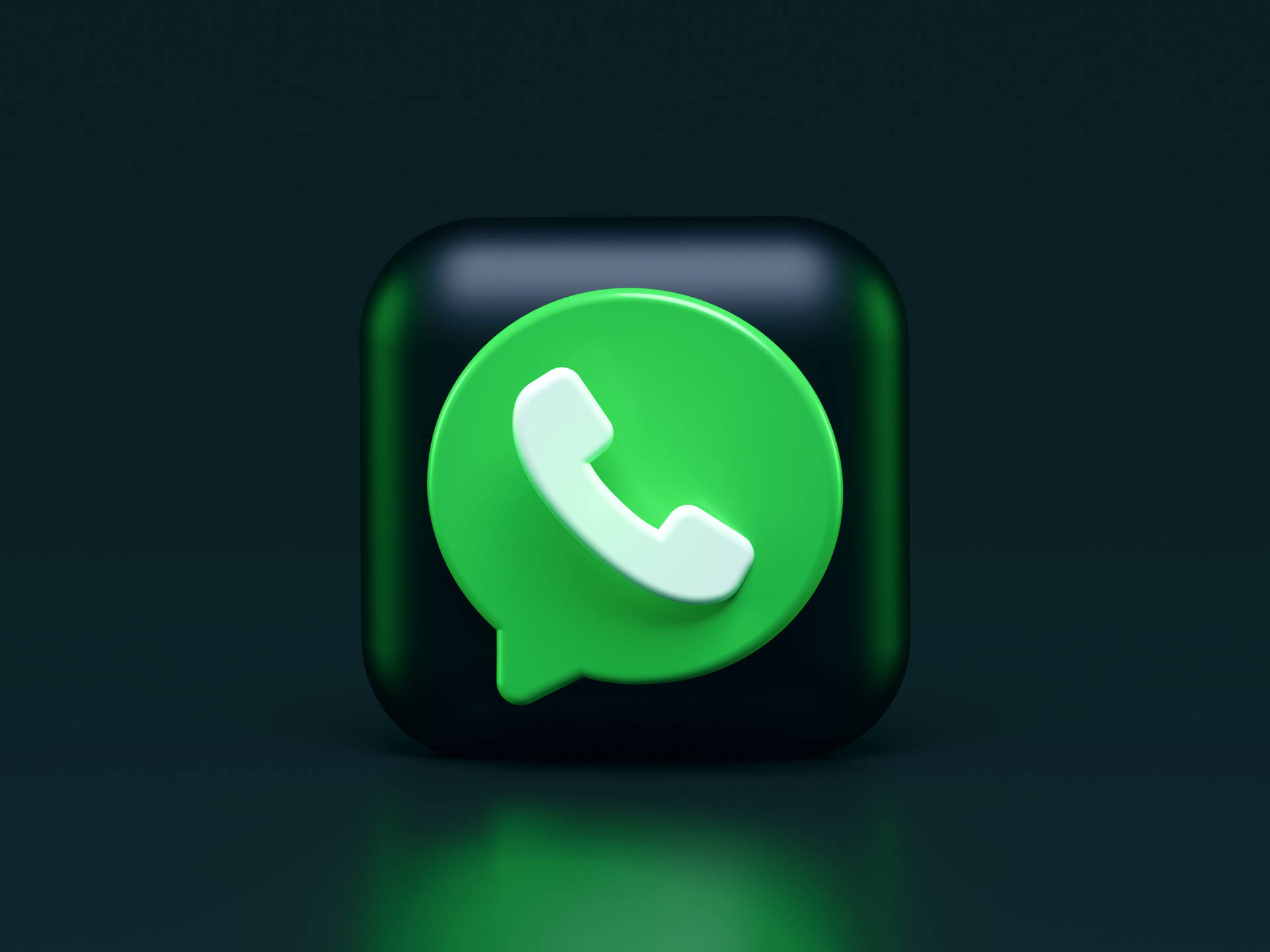 3d Whatsapp Logo Animated Desktop Wallpaper