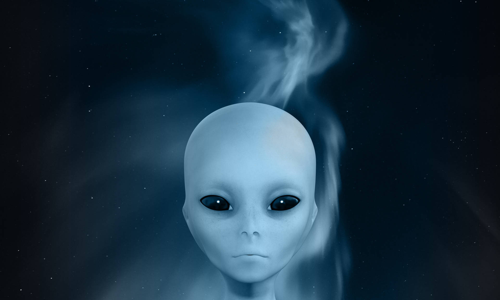 A Mysterious Alien Visitor Wallpaper