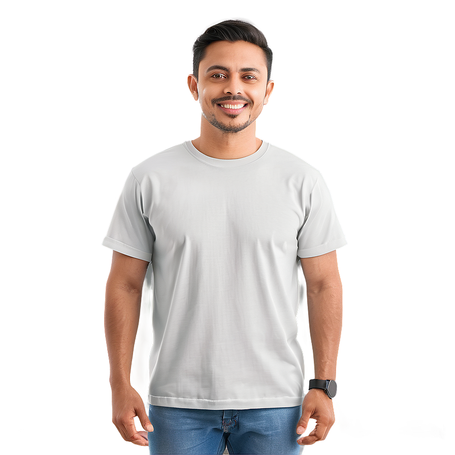 3d White T-shirt Mockup Png Exd PNG