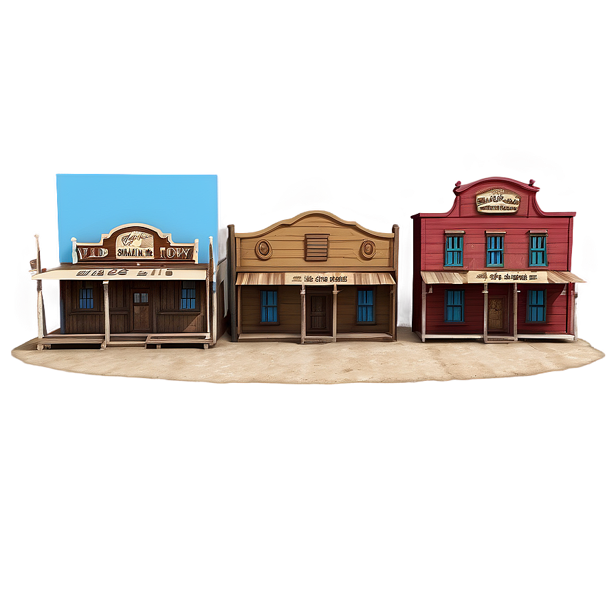 3d Wild West Town Png 89 PNG