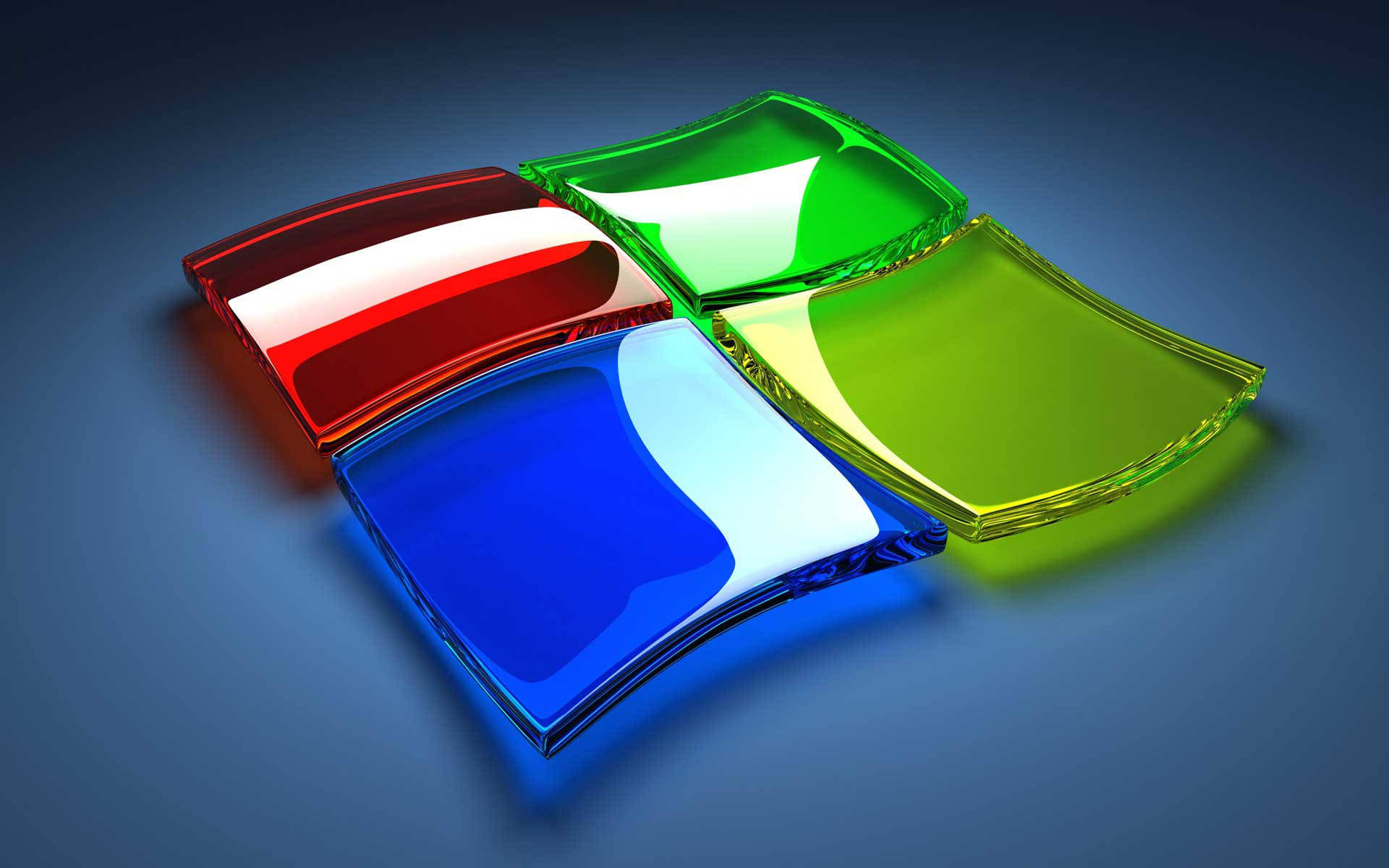 Pantallade Ordenador Con El Logotipo De Windows En 3d. Fondo de pantalla
