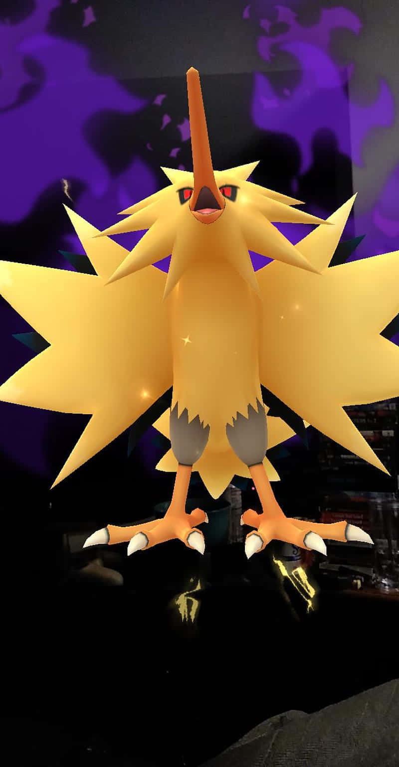 3d Zapdos Cawing Wallpaper