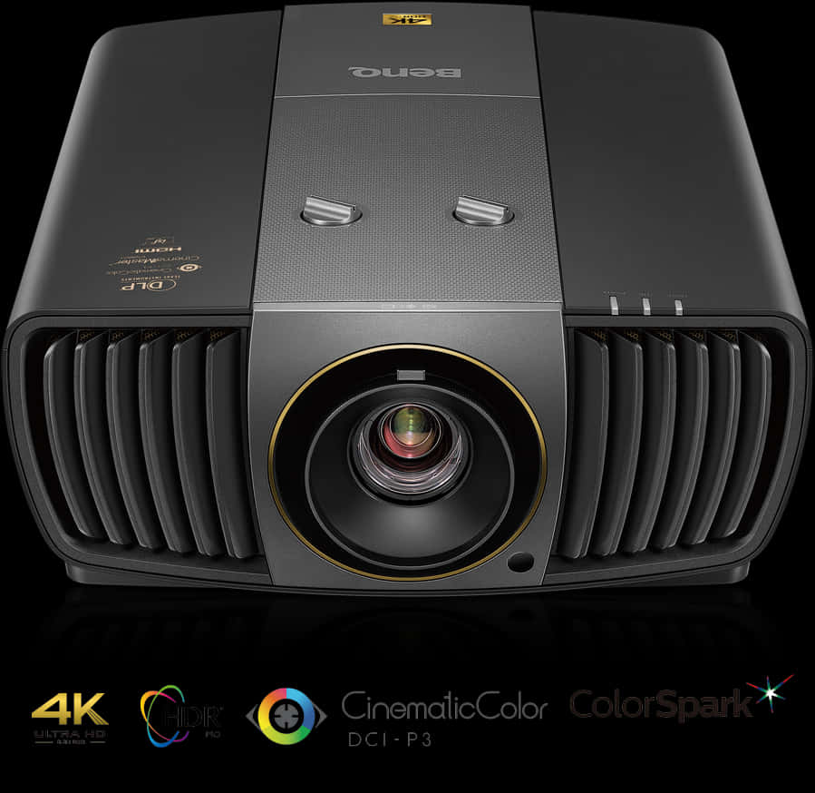 4 K U H D Projector Professional Cinema Quality PNG