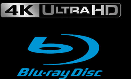4 K Ultra H D Bluray Logo PNG