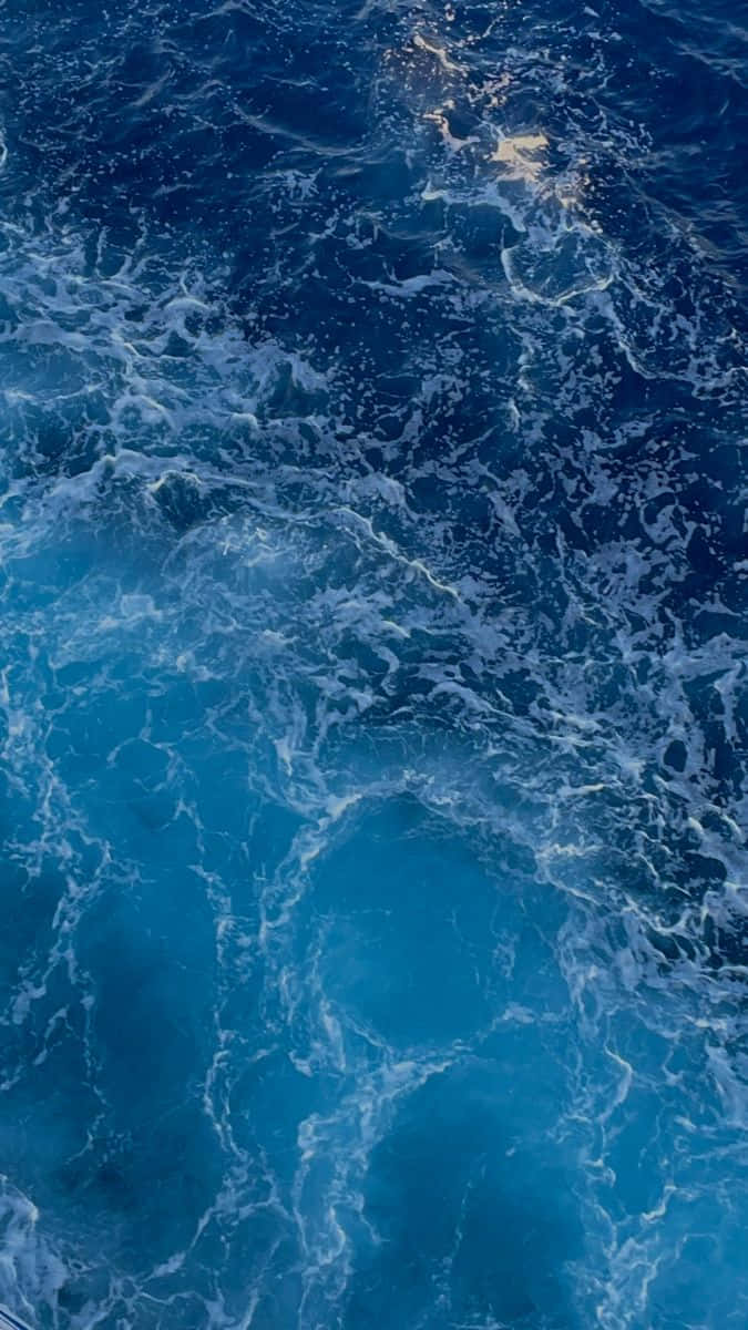 4 K Ultra H D Deep Blue Ocean Texture Wallpaper