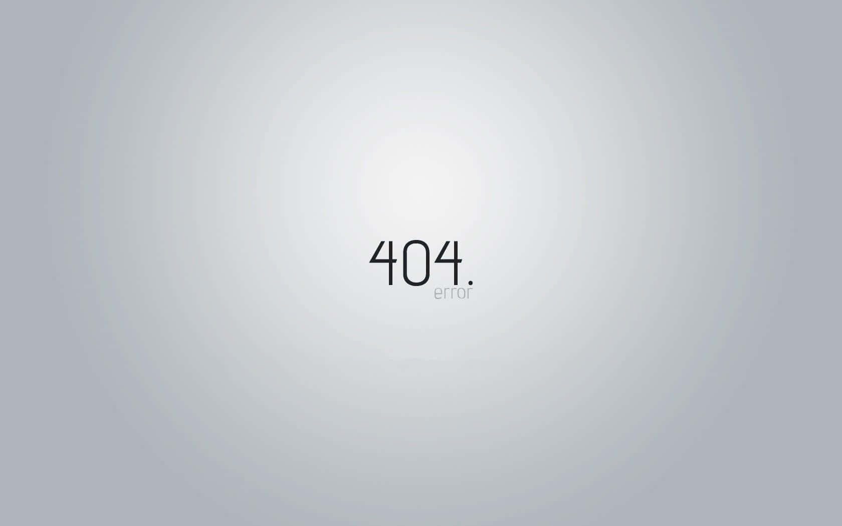 404 Error Page Background Wallpaper