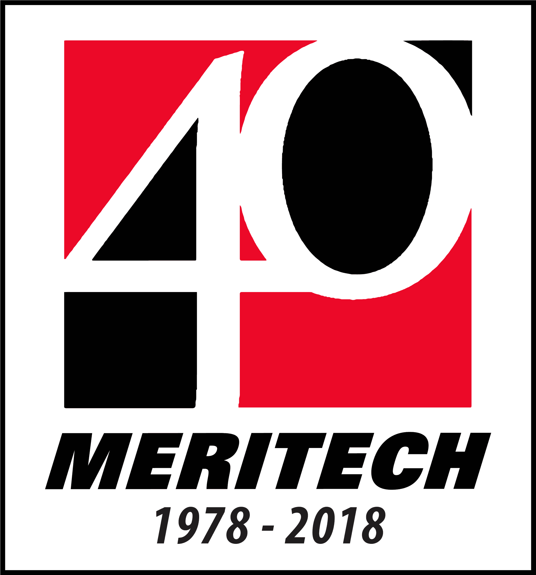 40th Anniversary Meritech Logo PNG