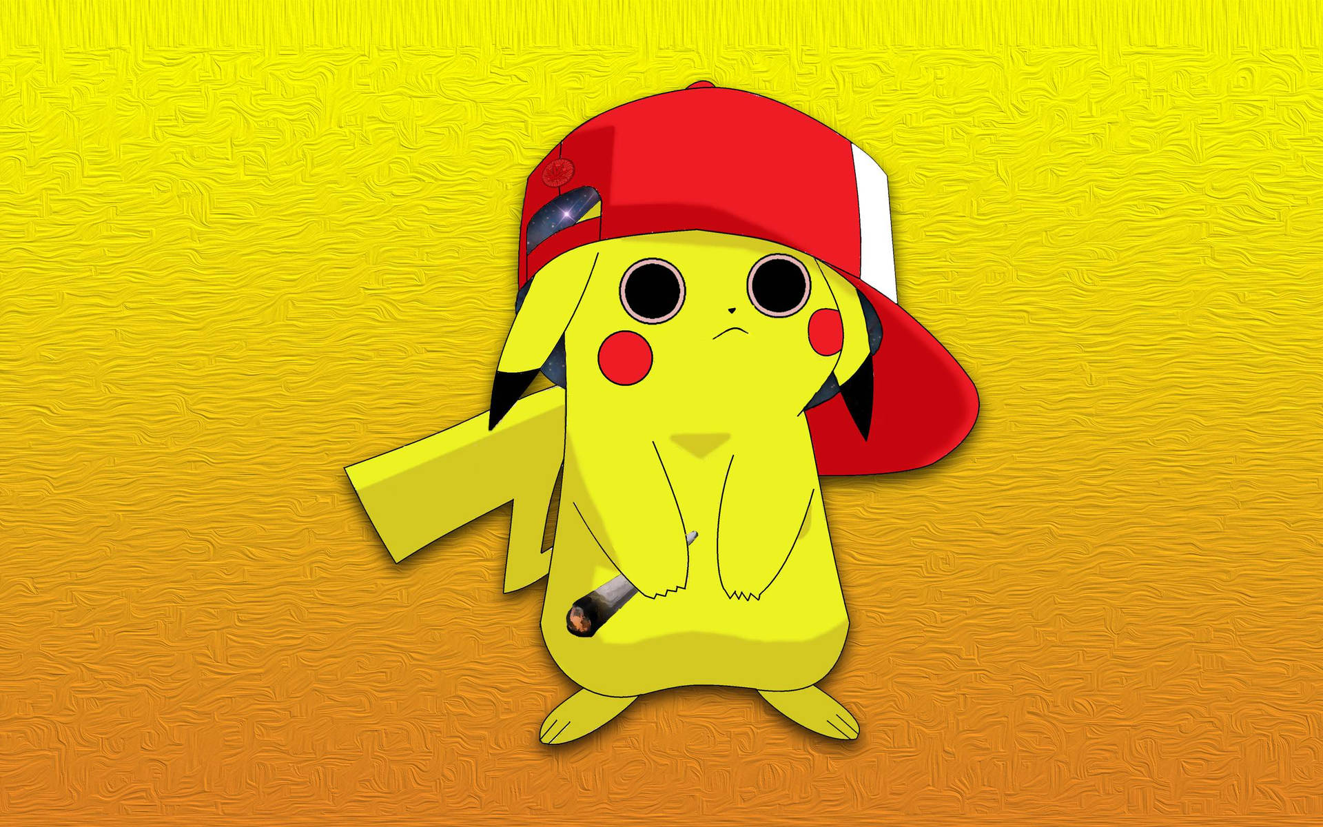420 Pikachu Com Blunt Papel de Parede