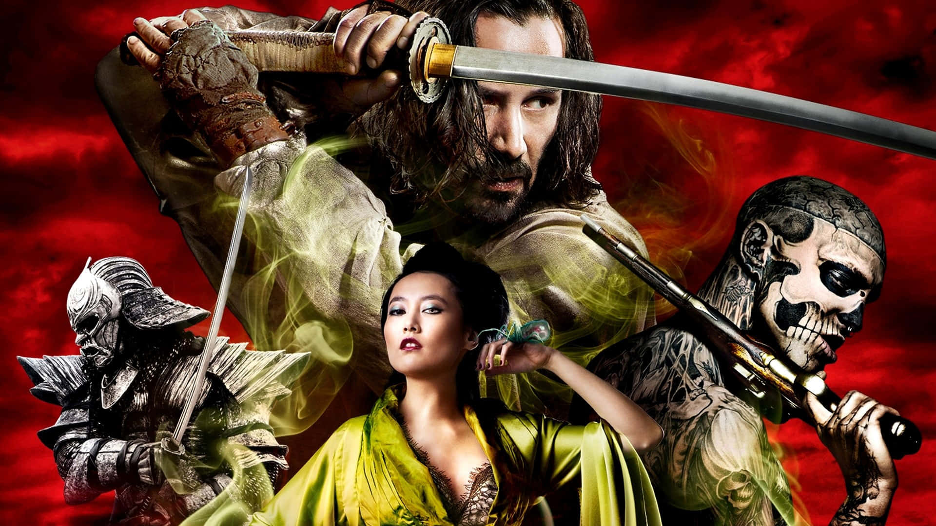 A thrilling scene from the epic movie 47 Ronin Wallpaper