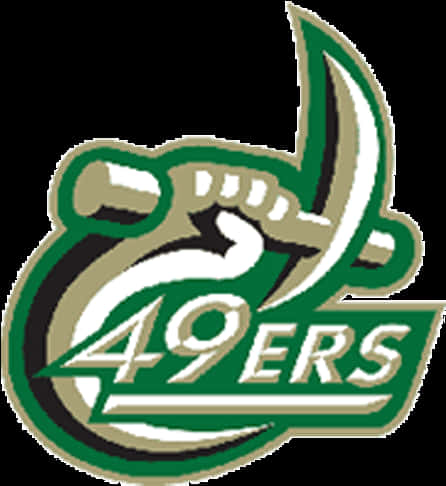 49ers Alternate Logo Greenand Gold PNG