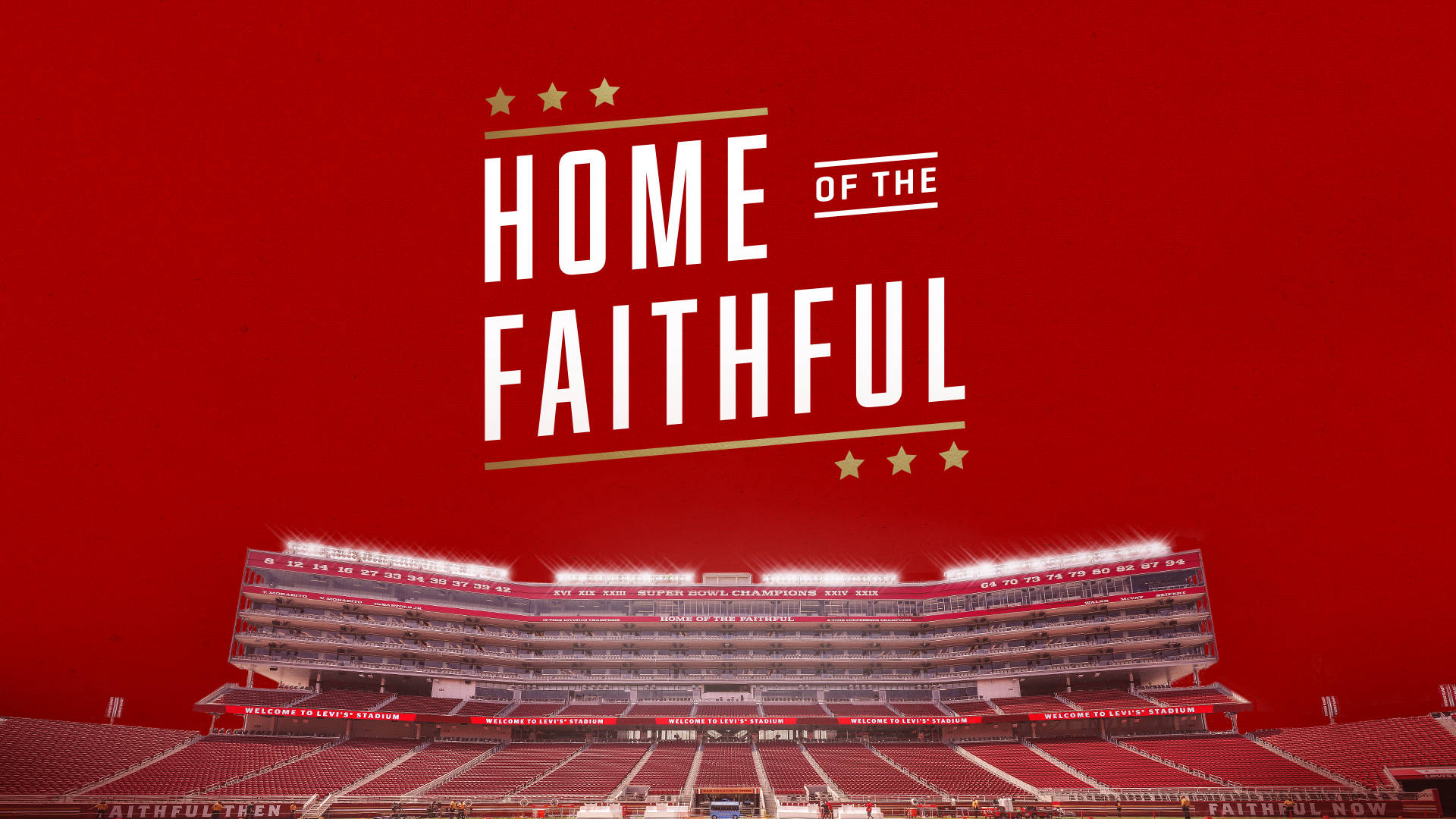 Experience the Excitement of the San Francisco 49ers at Levi's Stadium Wallpaper