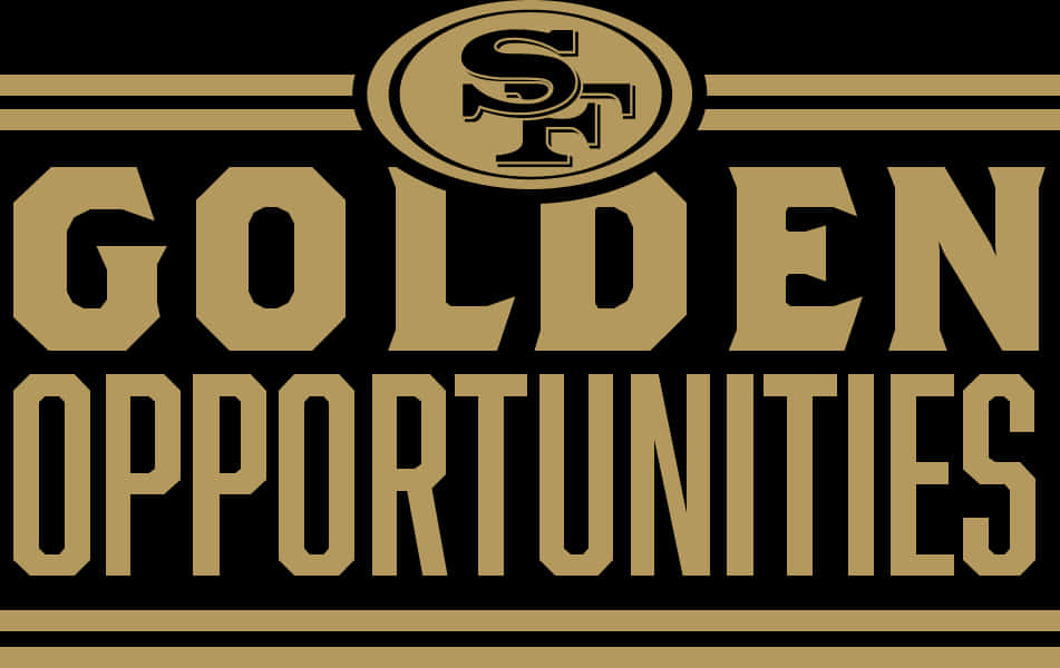 49ers Golden Opportunities Logo PNG