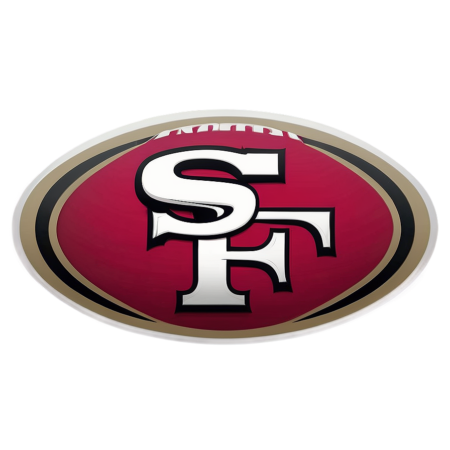 Download 49ers Logo Outline Png 24 | Wallpapers.com