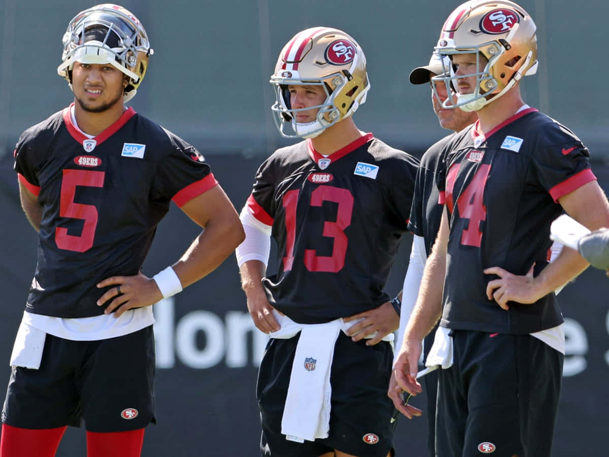 Download 49ers Quarterbacks Training Wallpaper | Wallpapers.com