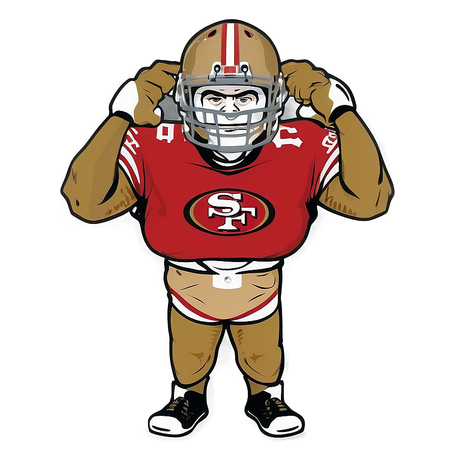 49ers Team Mascot Png 05252024 PNG