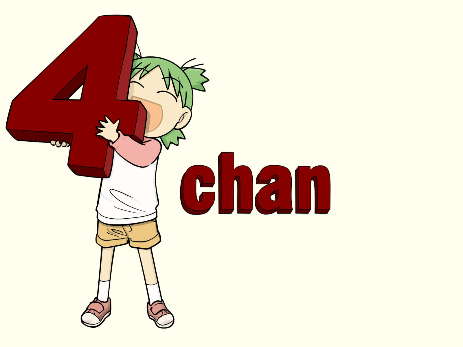 4chan_ Mascot_ Holding_ Number Wallpaper