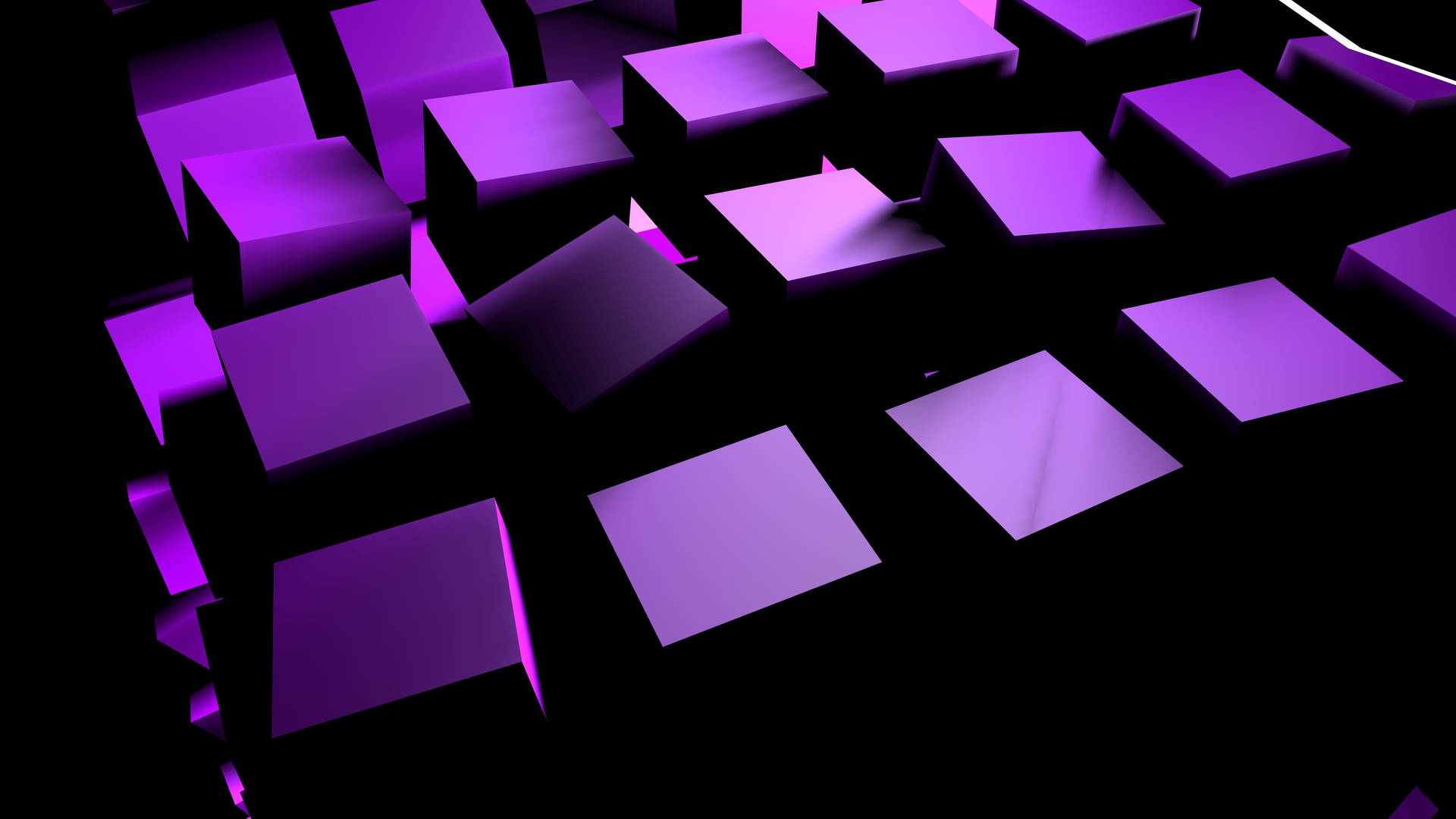 4d Ultra Hd Purple Cubes