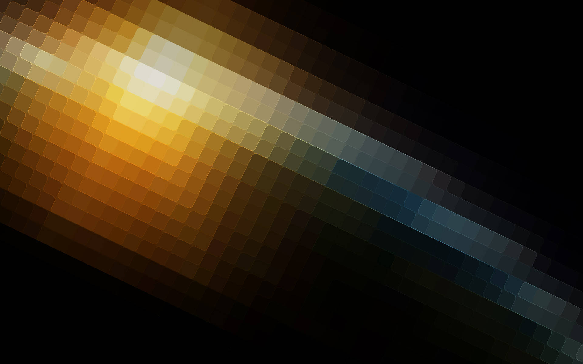 4K Abstrakt Pixelated Gradient omfatter landskabet Wallpaper
