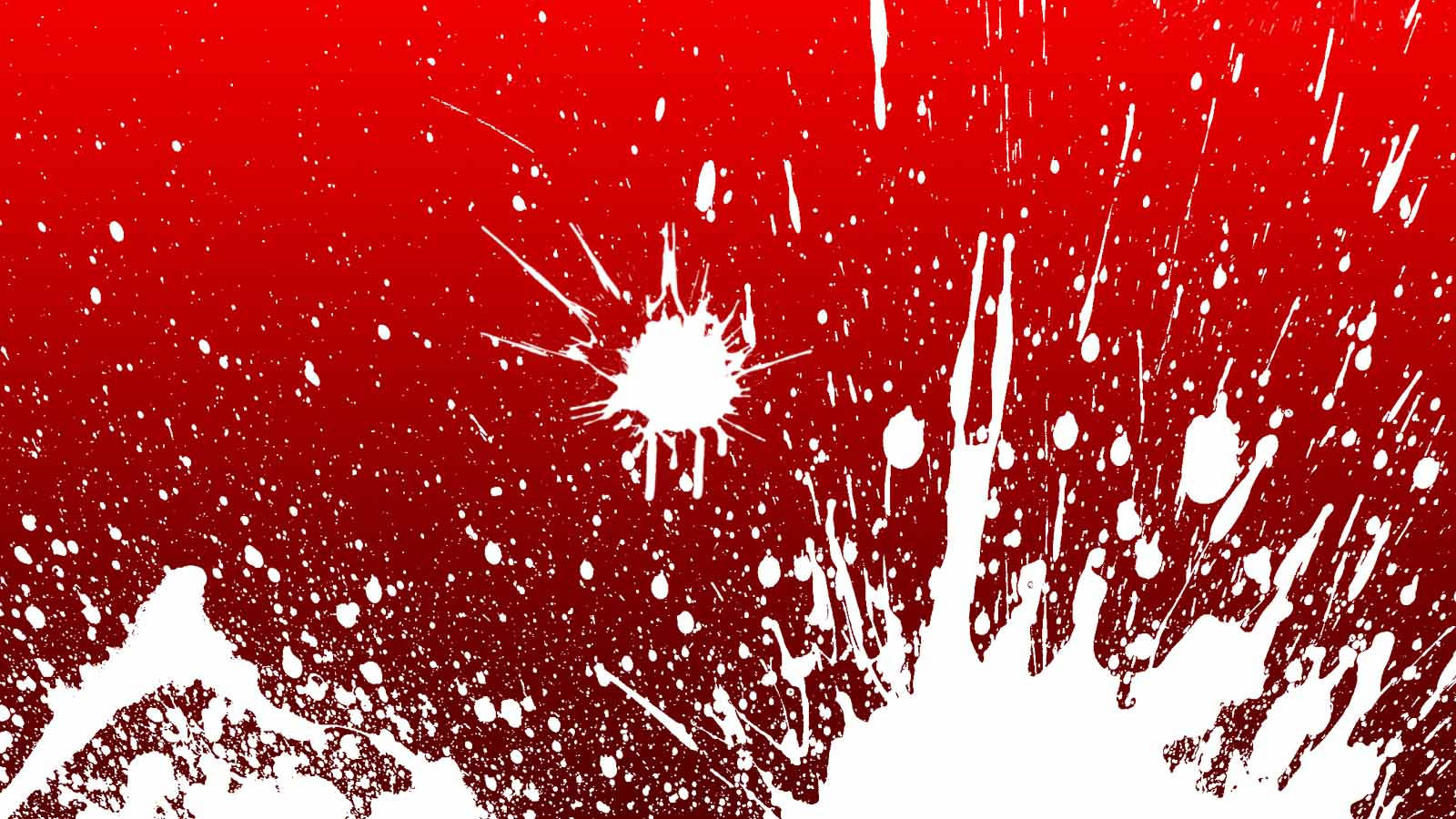 4K Abstrakt Rød Hvid Splash Maleri Tapet Wallpaper