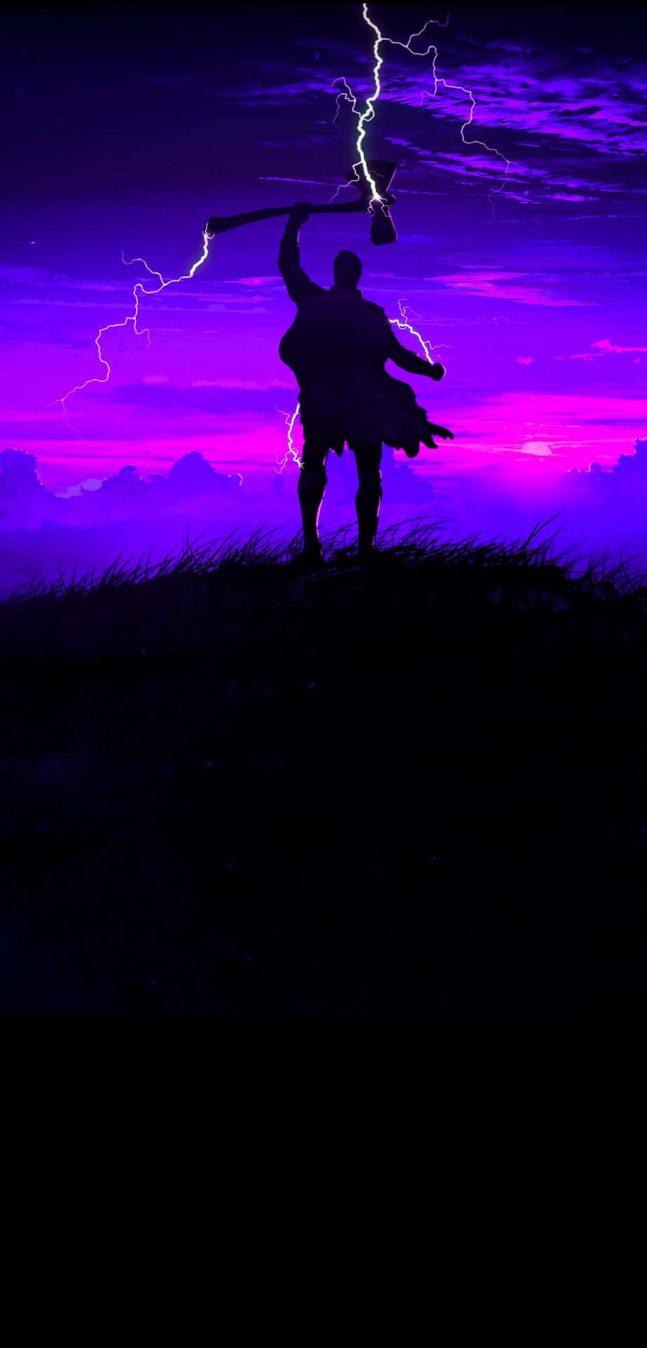 4k AMOLED Background Thor And The Stormbreaker