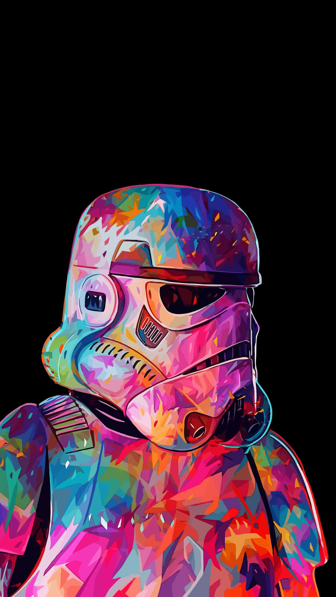 4k Amoled Background Colorful Stormtrooper Background