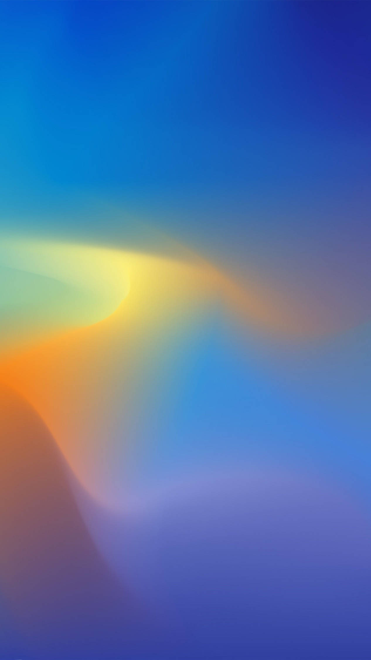 4k Android Gradient Blue Wallpaper