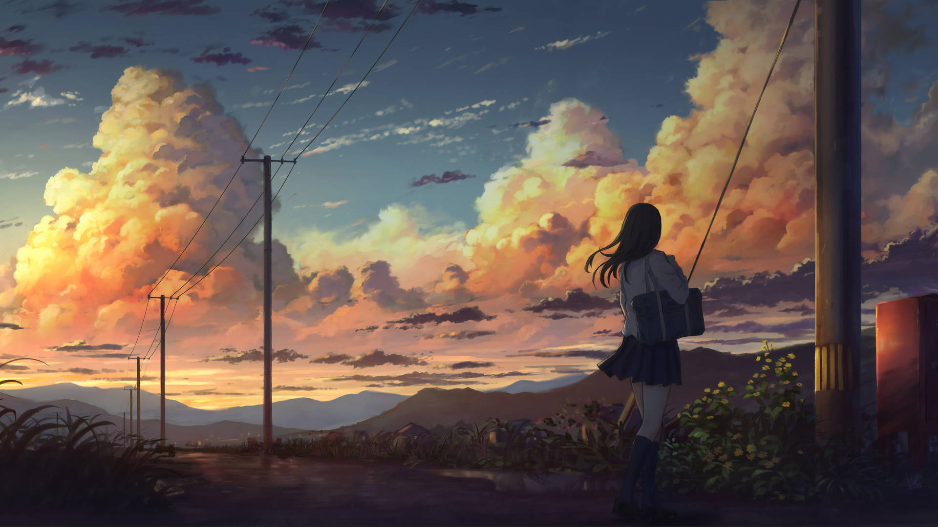 "Explore the bold and vibrant world of anime art" Wallpaper