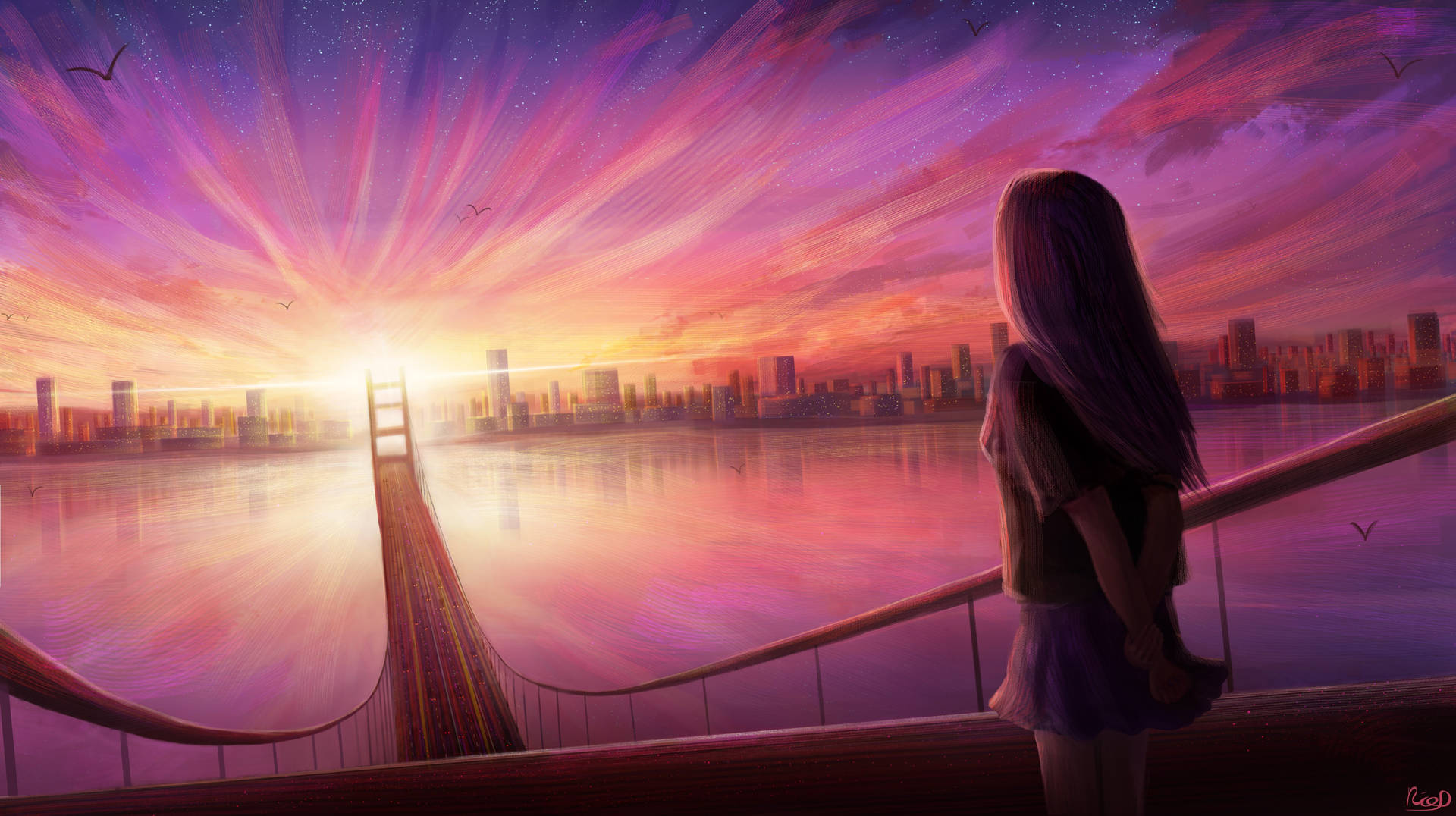 Anime Bridge Background Images, HD Pictures and Wallpaper For Free Download  | Pngtree