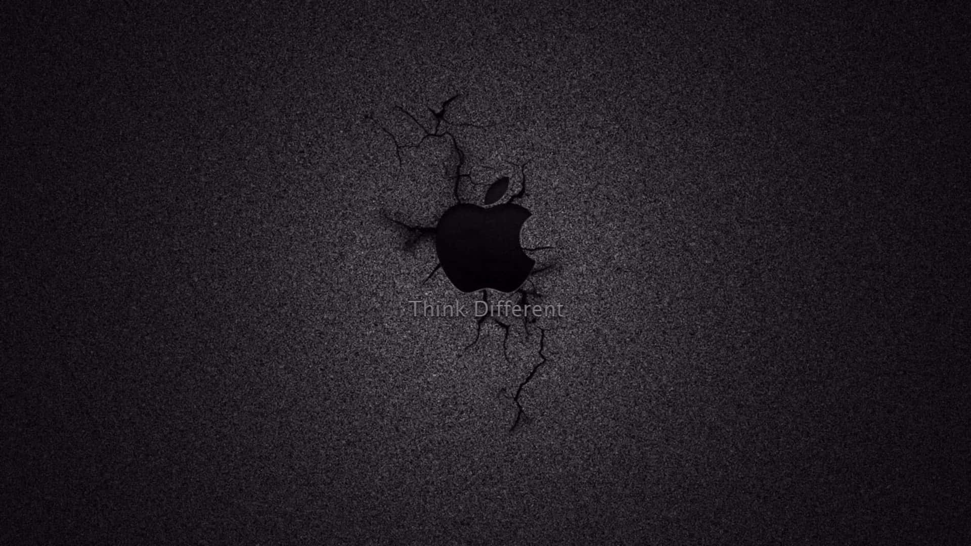 Crisp 4K Detail of an Apple Logo