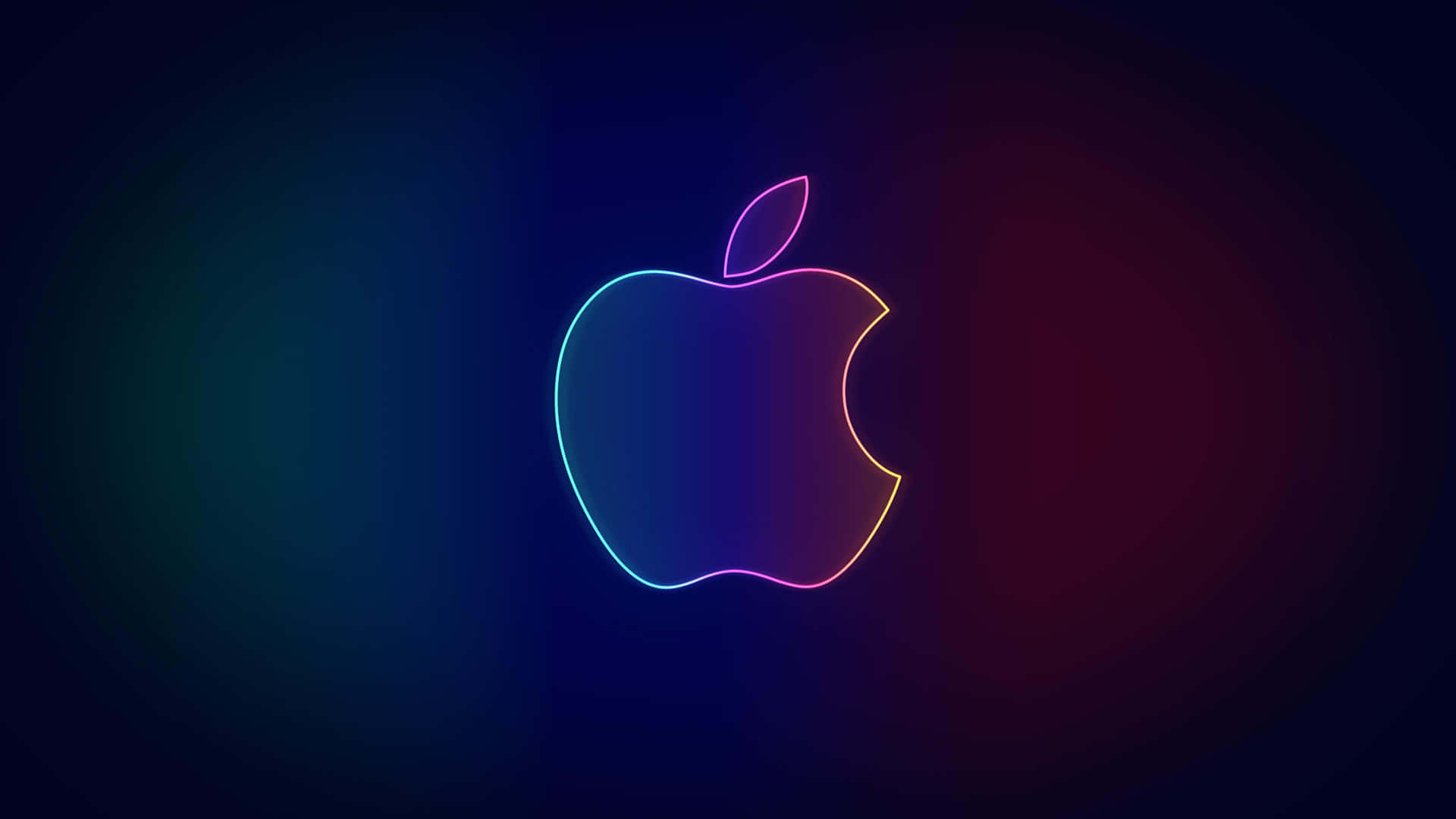 Logodi Apple Su Uno Sfondo Scuro